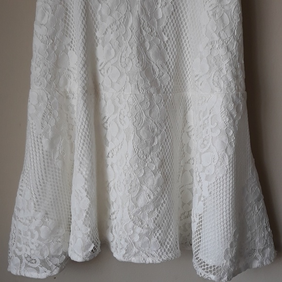 Adelyn Rae White Lace Dress Size XS - Picture 3 of 8